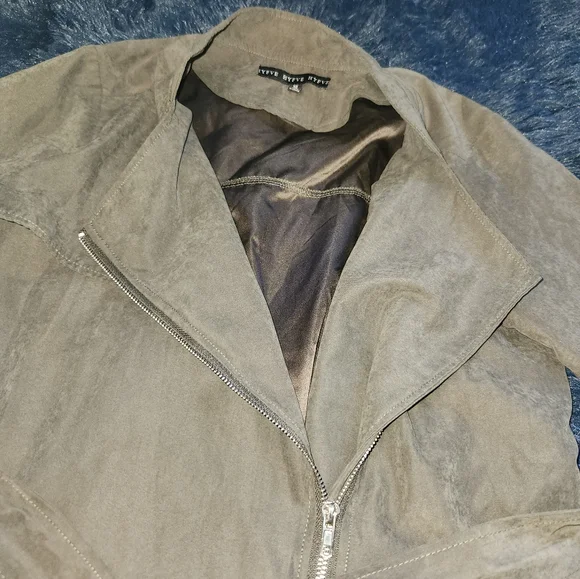 Hyfve long faux suede jacket size medium - Picture 4 of 6